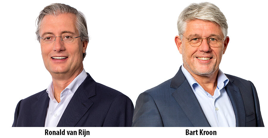 Ronald van Rijn y Bart Kroon codo con codo.